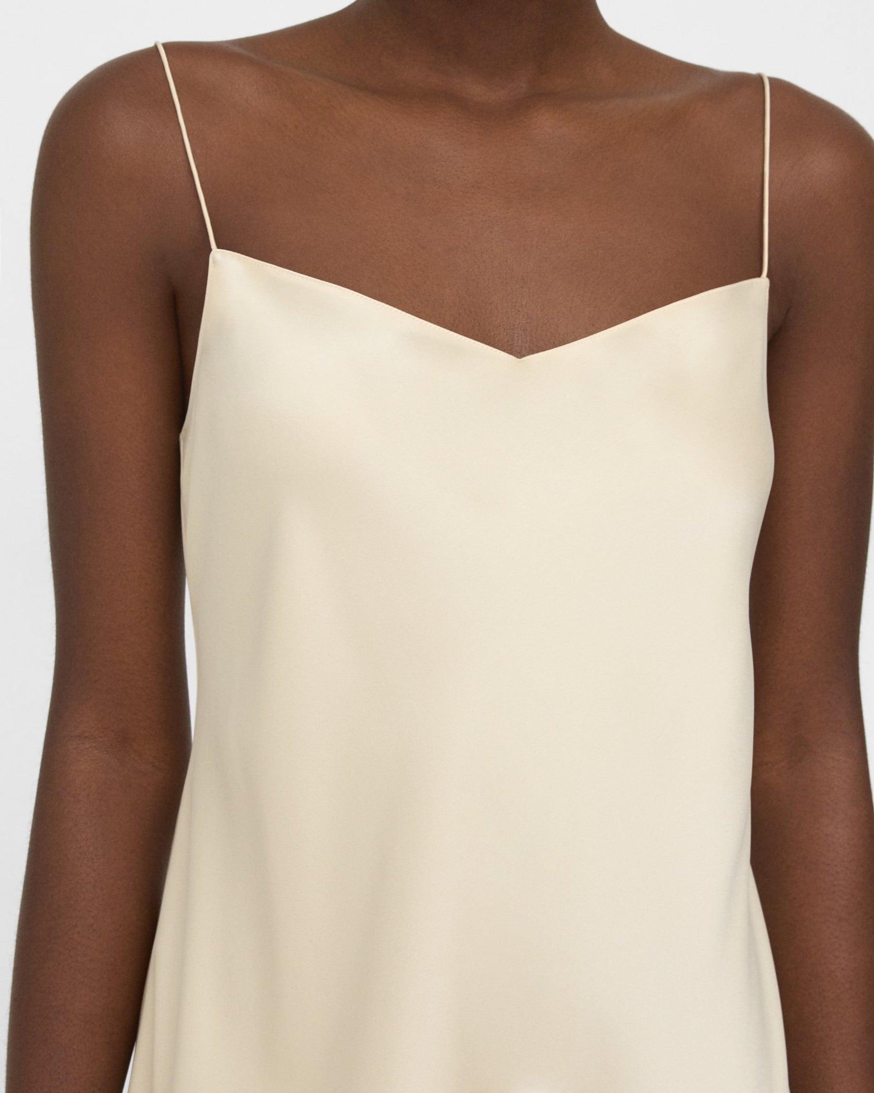 Midi Slip Dress in Satin Product Image