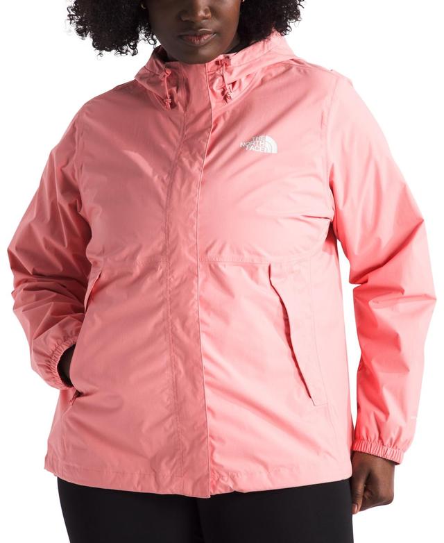 The North Face Antora Jacket (Smoked Pearl) Women's Clothing Product Image