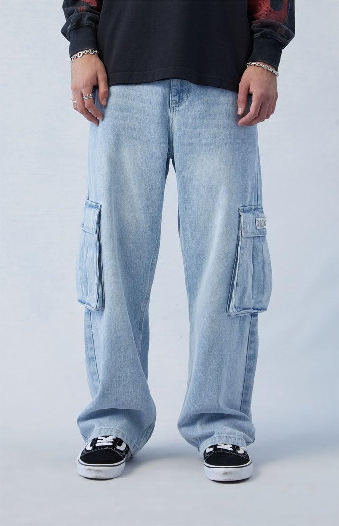 Men's Baggy Cargo Jeans - 34W x 32L Product Image
