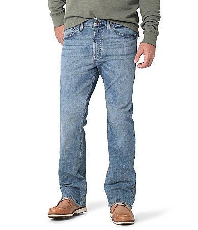 Wrangler Relaxed Fit Stretch Bootcut Denim Jeans Product Image