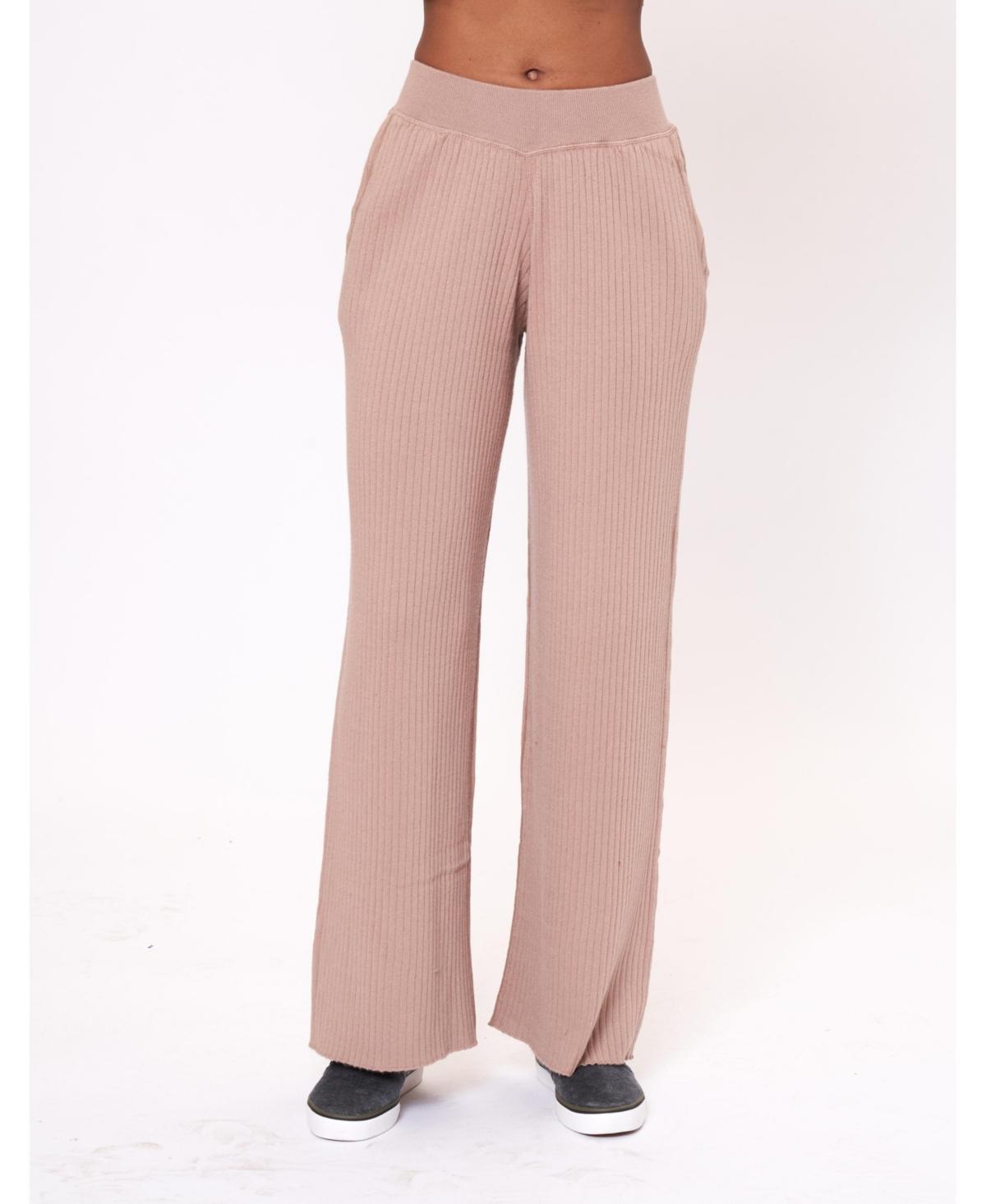 Leimere Womens Knit Rosewood Ribbed Pant product image