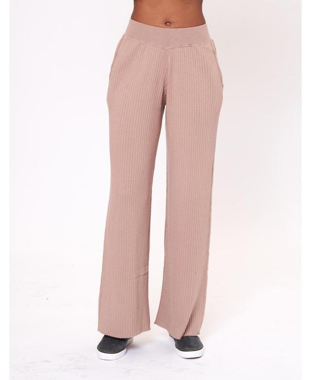 Leimere Womens Knit Rosewood Ribbed Pant Product Image