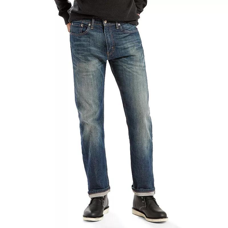 Mens Levis 505 Regular-Fit Stretch Jeans Product Image