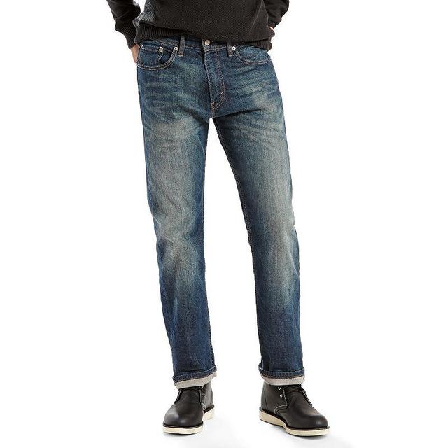 Mens Levis 505 Regular Fit Stretch Jeans Product Image