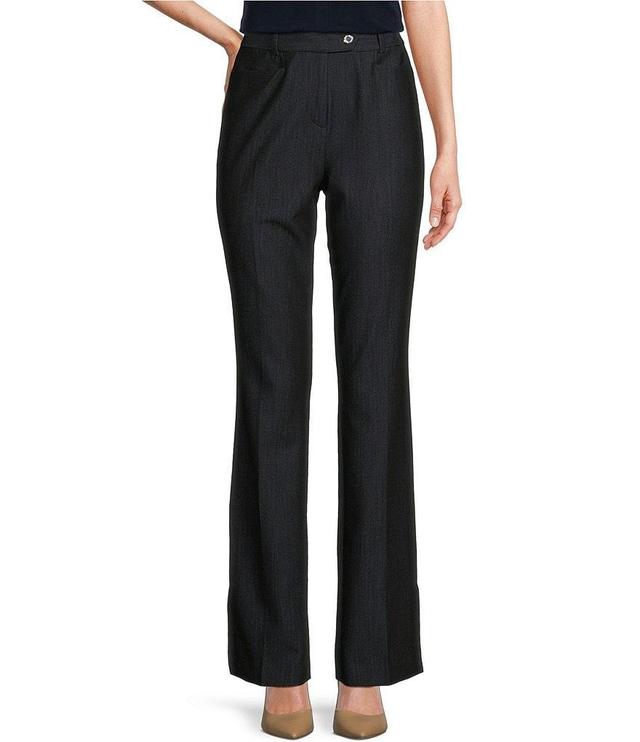 Calvin Klein Stretch Slim Leg Hem Slit Pants Product Image