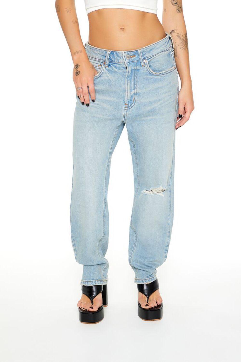 High-Rise Straight Jeans | Forever 21 Product Image