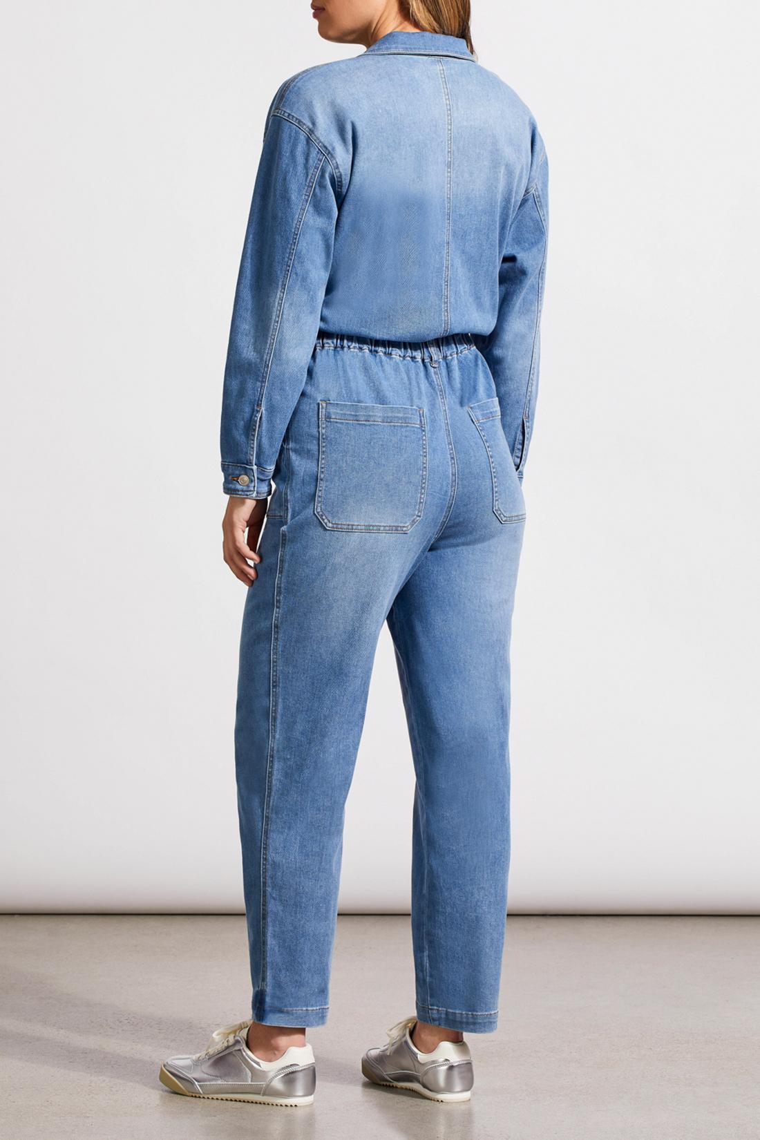 Relaxed Crop Jumpsuit W/ Pockets Product Image