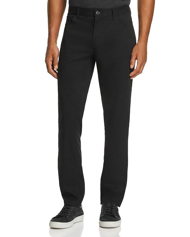 Michael Kors Slim-Fit Parker Stretch Flat Front Twill Pants Product Image