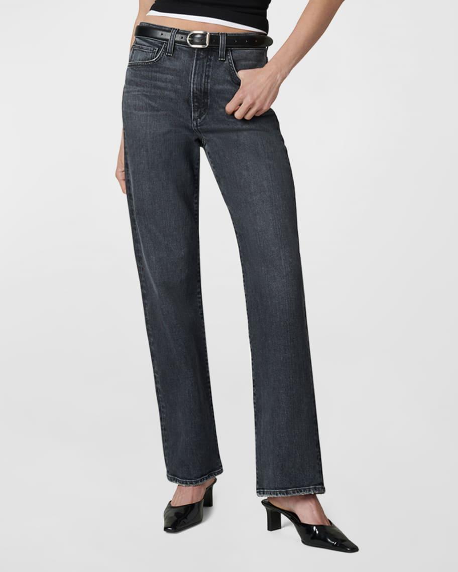 The Margot High-Rise Straight Jeans Product Image