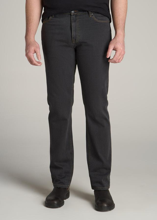 LJ&S STRAIGHT LEG Jeans for Tall Men in Vintage Black Male Product Image