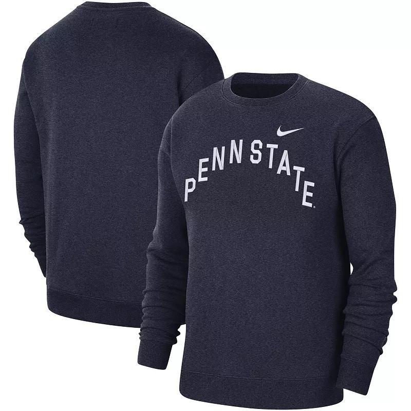 Mens Nike Penn State Nittany Lions Campus Pullover Sweatshirt Blue Product Image