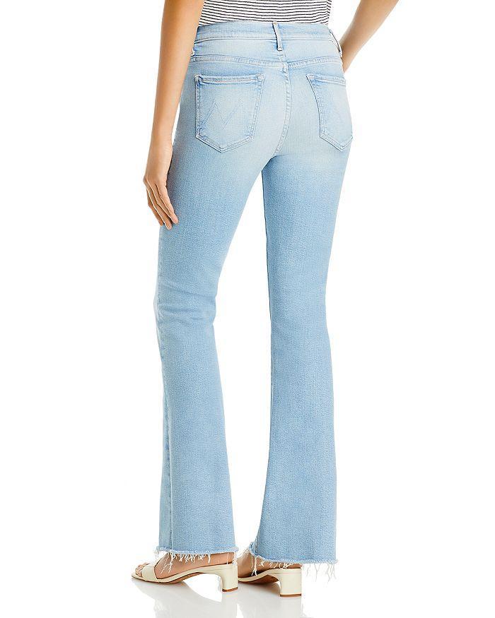 The Runaway High Waist Frayed Hem Jeans In California Cruiser Product Image