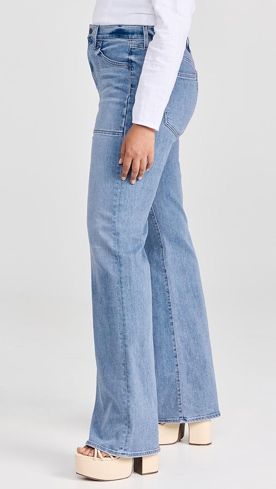 Veronica Beard Jean Crosbie Wide Leg Jeans | Shopbop Product Image