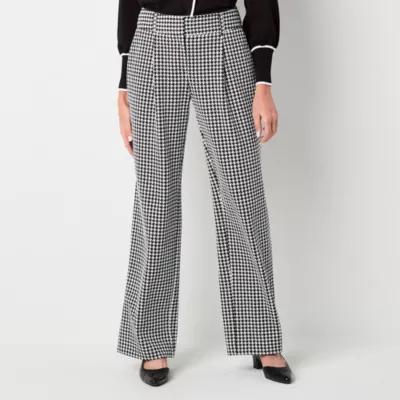 Liz Claiborne Ponte Tailored Classic Fit Wide Leg Trouser product image