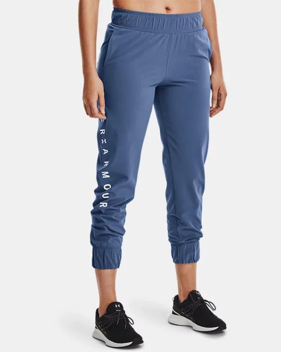 Women's UA Woven Branded Pants Product Image