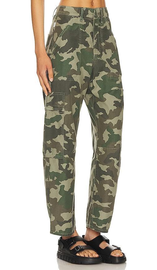 Citizens of Humanity Marcelle Camo Print Low Rise Barrel Cargo Pants Product Image