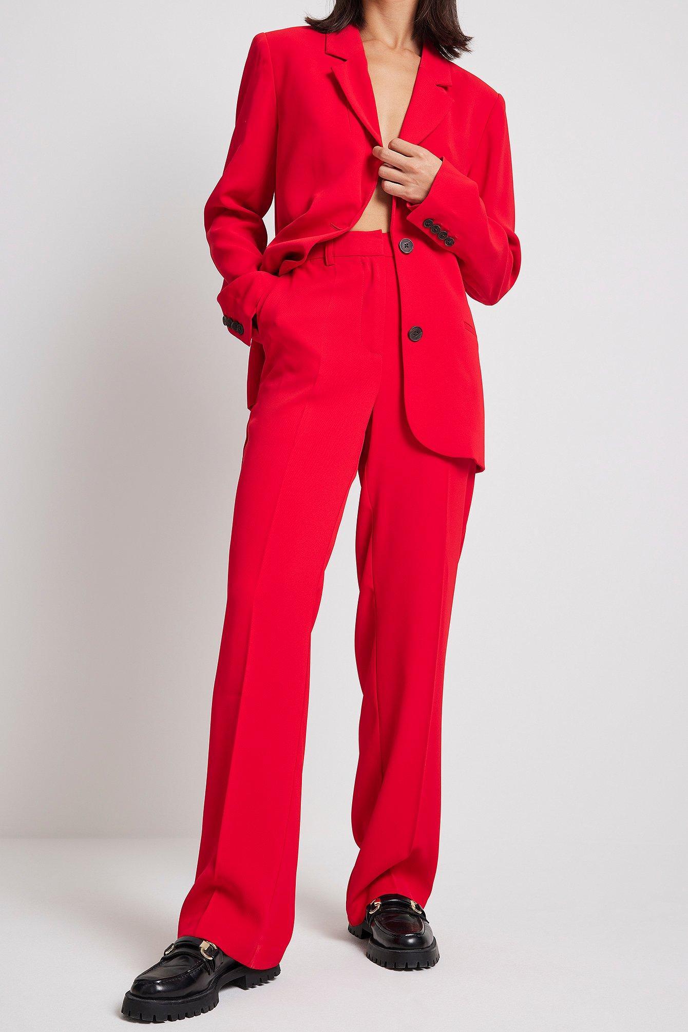 Tailored Regular Straight Leg Suit Pants Product Image