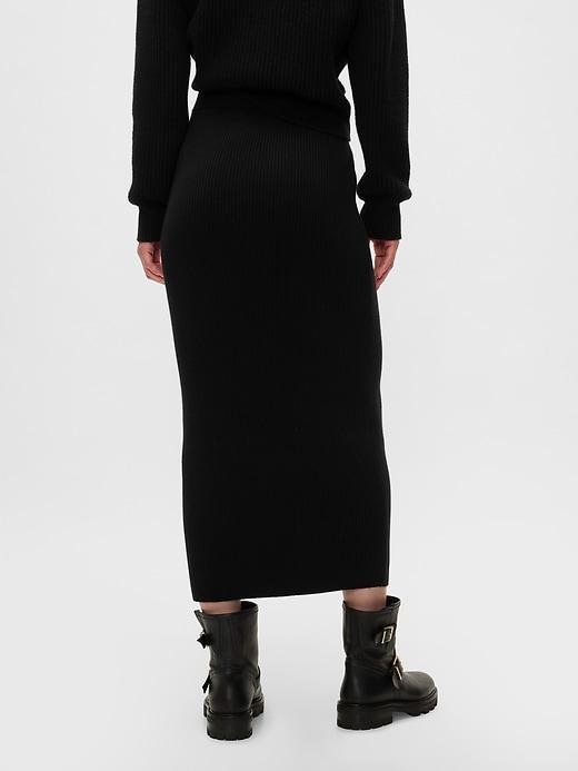 CashSoft Rib Maxi Sweater Skirt Product Image