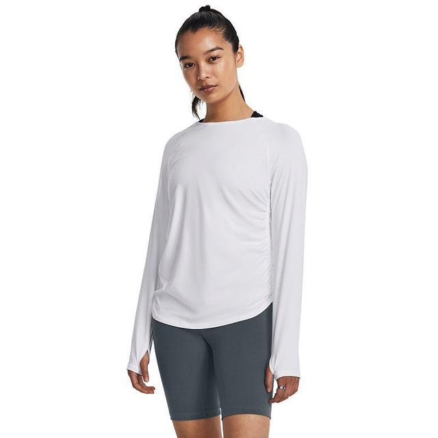 Womens Under Armour Motion Longline Long Sleeve Tee Purple Product Image