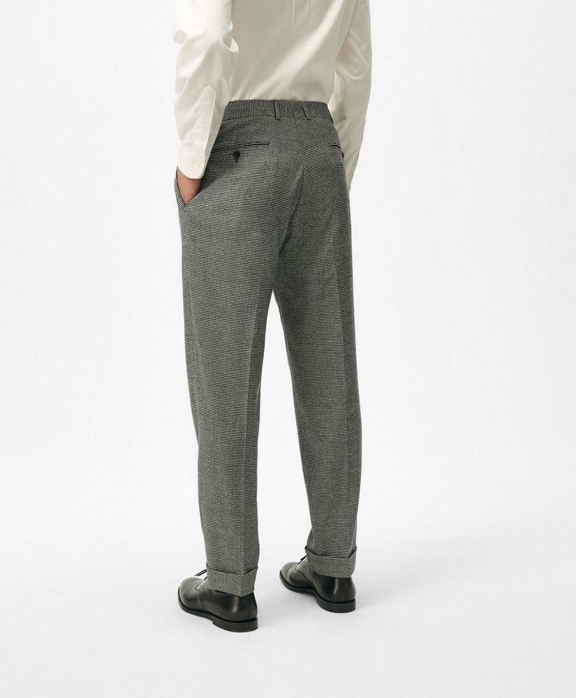 Slim Fit Houndstooth Wool-Cashmere Suit Pants Product Image