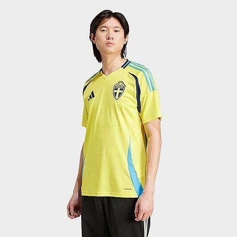 Mens adidas Sweden 2024 Home Soccer Jersey Product Image