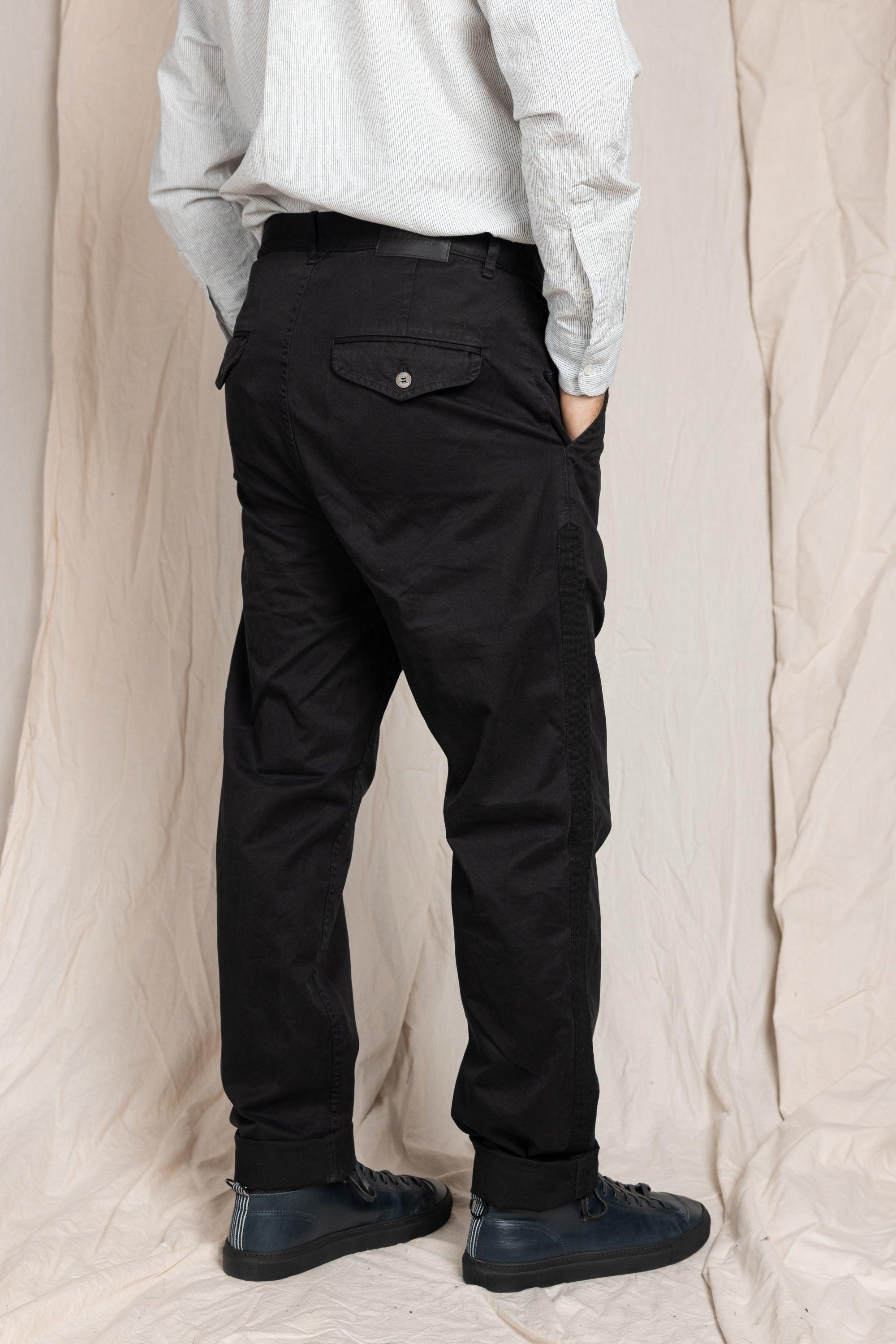 Rowan Trouser | Black Twill Male Product Image