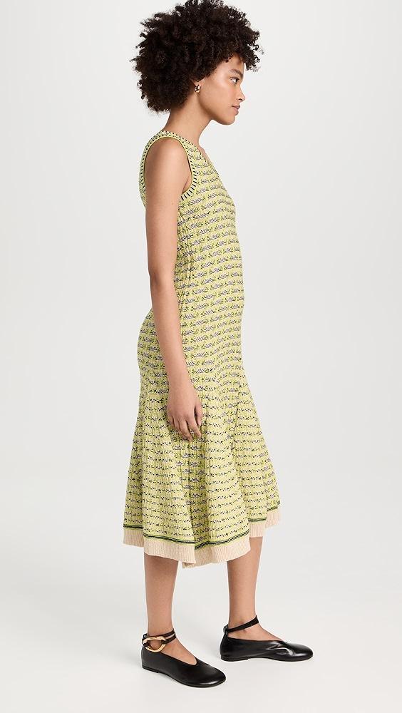 Wales Bonner Soar Godet Dress | Shopbop Product Image