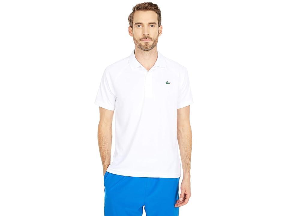 Mens Lacoste Sport Breathable Run-Resistant Interlock Polo Shirt Product Image