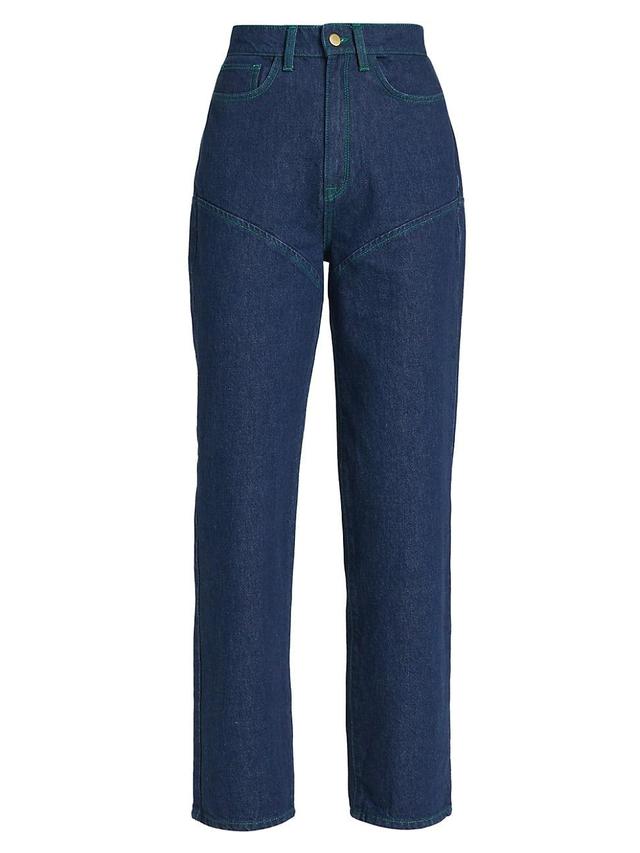 Womens Stirrup Mid-Rise Jeans Product Image