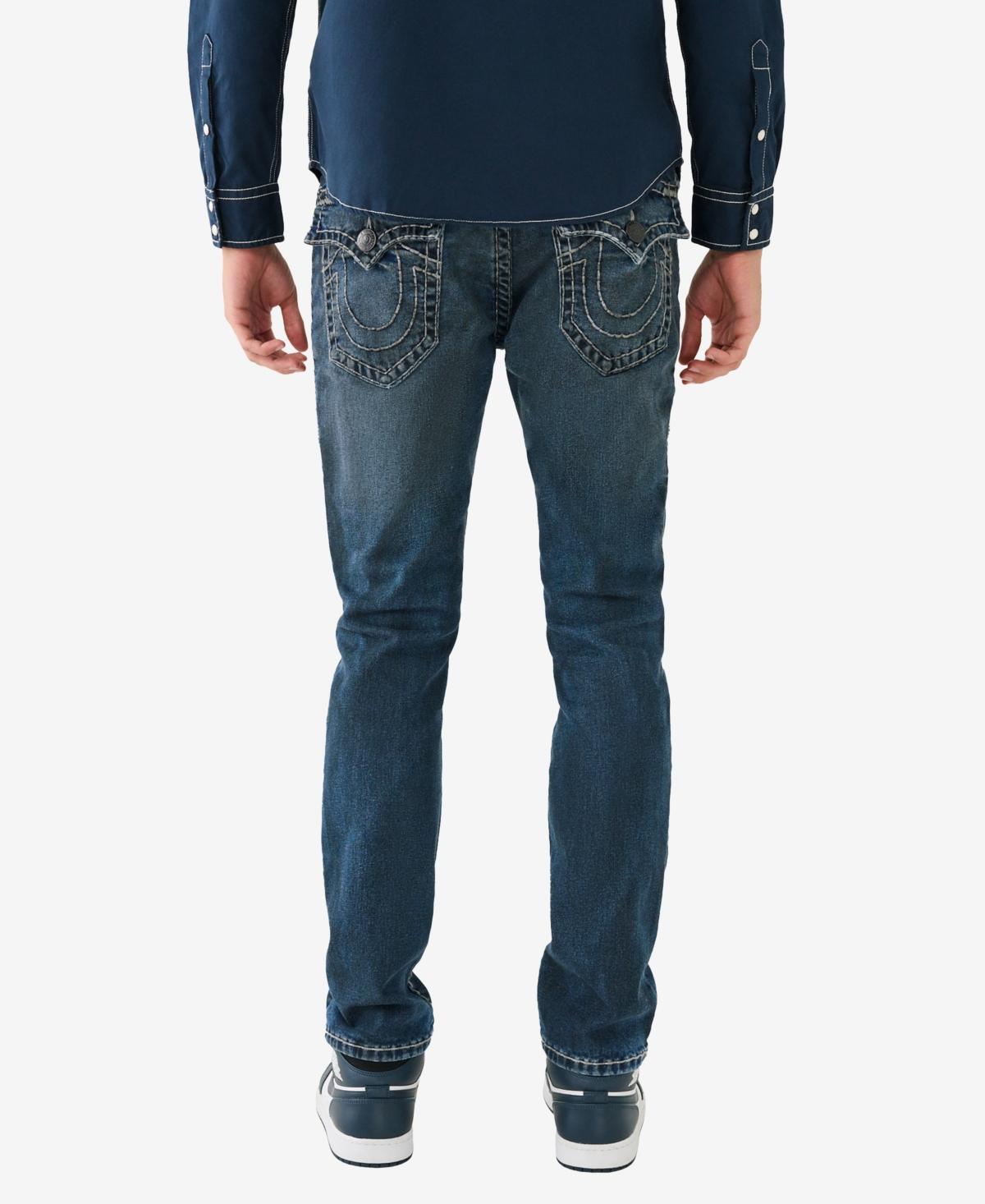 True Religion Rocco Super T Skinny Jeans in Slate Dark Product Image