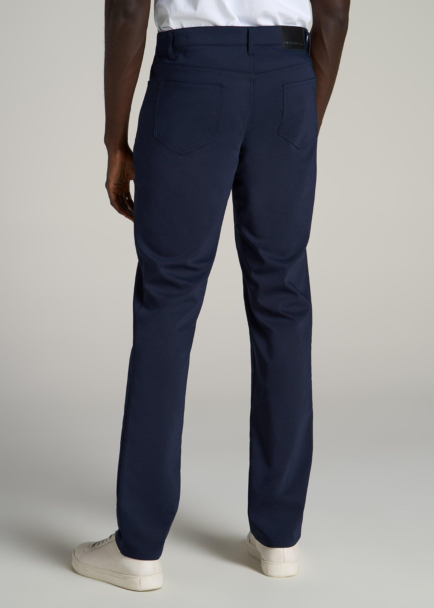 365 Stretch 5-Pocket TAPERED Pants for Tall Men in Evening Blue Male Product Image