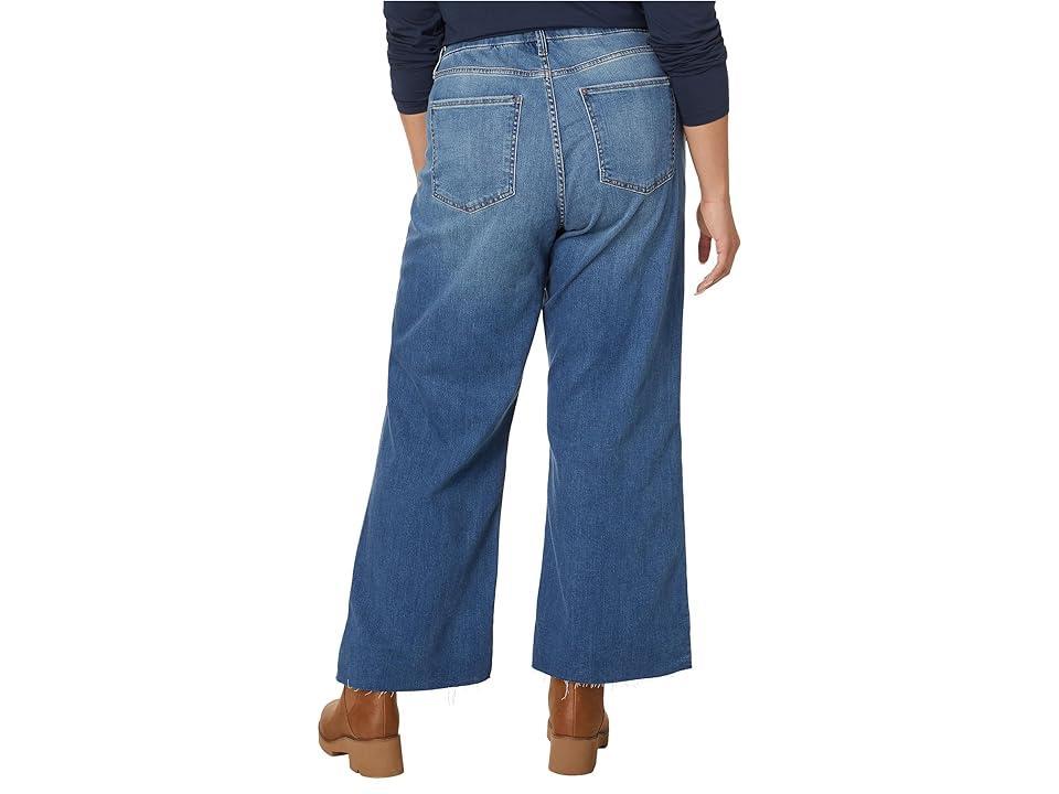 KUT from the Kloth Meg High Waist Raw Hem Wide Leg Jeans Product Image