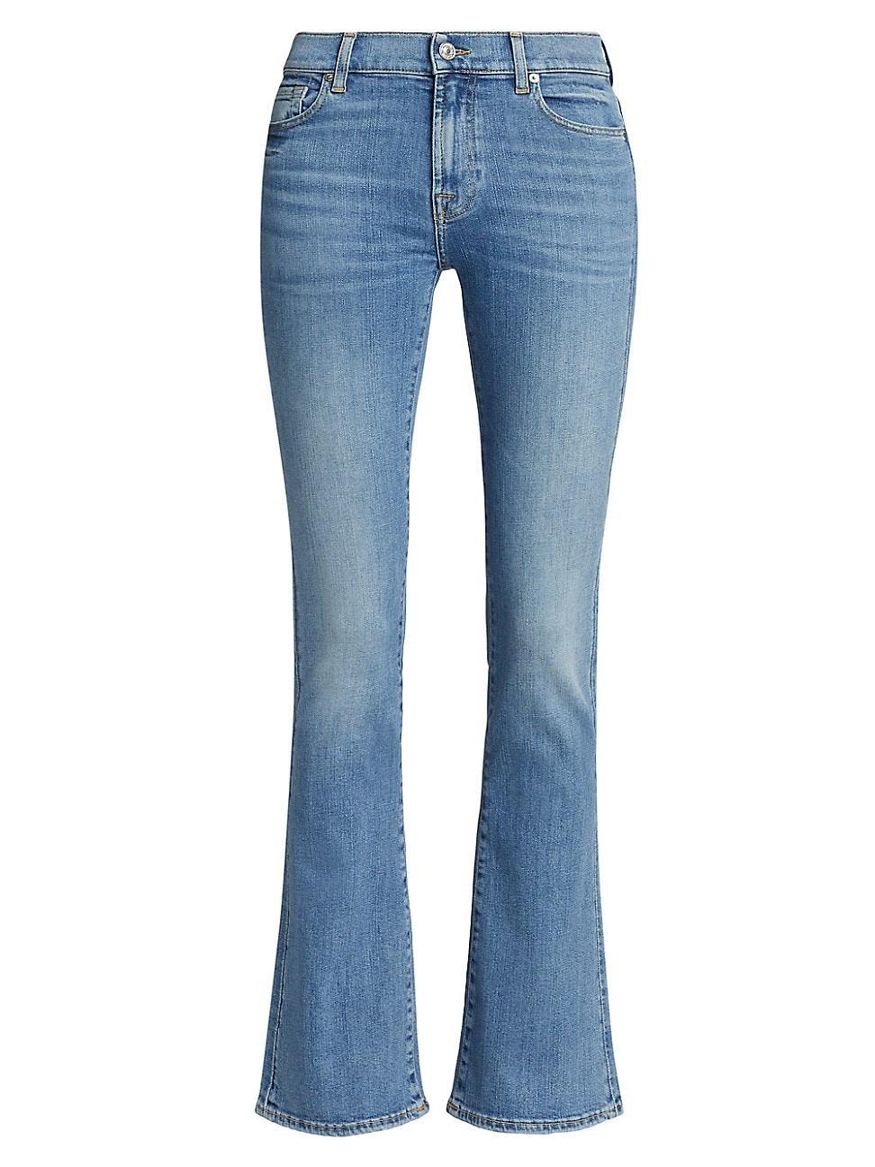 Womens Low-Rise Boot-Cut Jeans Product Image