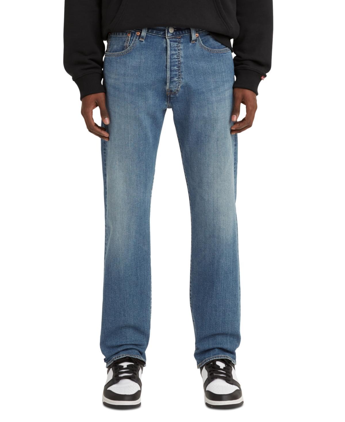 Mens Levis 501 Original-Fit Jeans Black Product Image