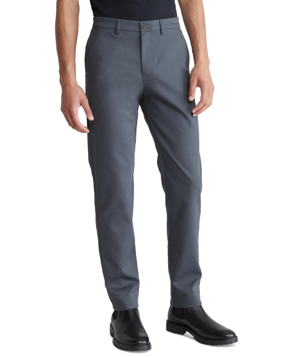 Calvin Klein Mens Slim-Fit Modern Stretch Chino Pants Product Image