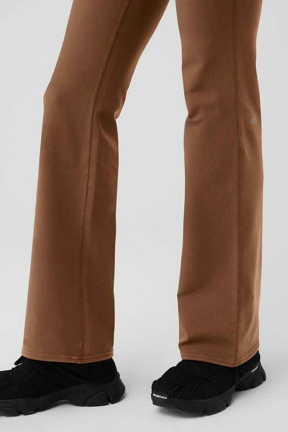 Airbrush Low-Rise Bootcut Legging - Cinnamon Brown Female Product Image