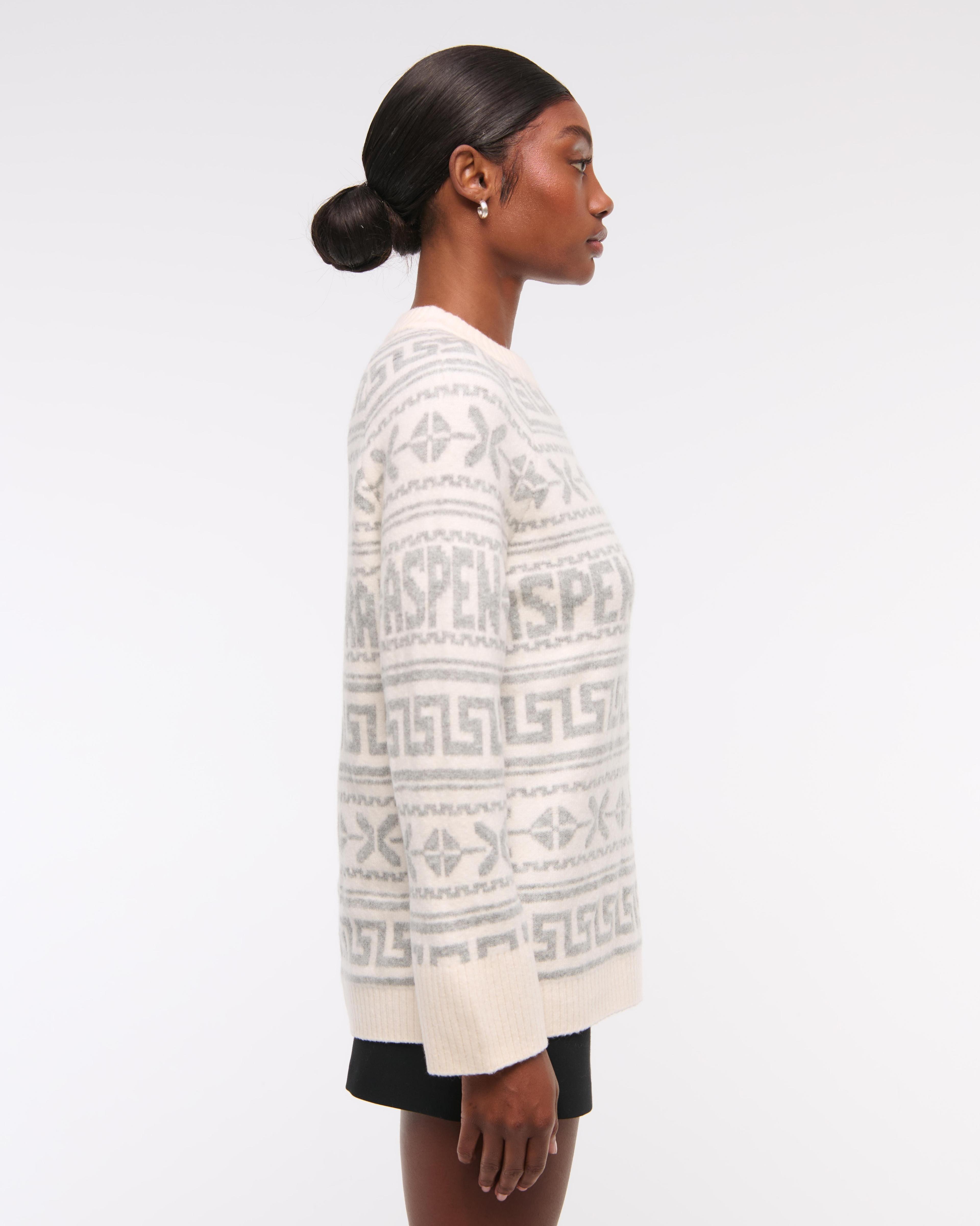 Relaxed Lounge Fairisle Crew Sweater Product Image