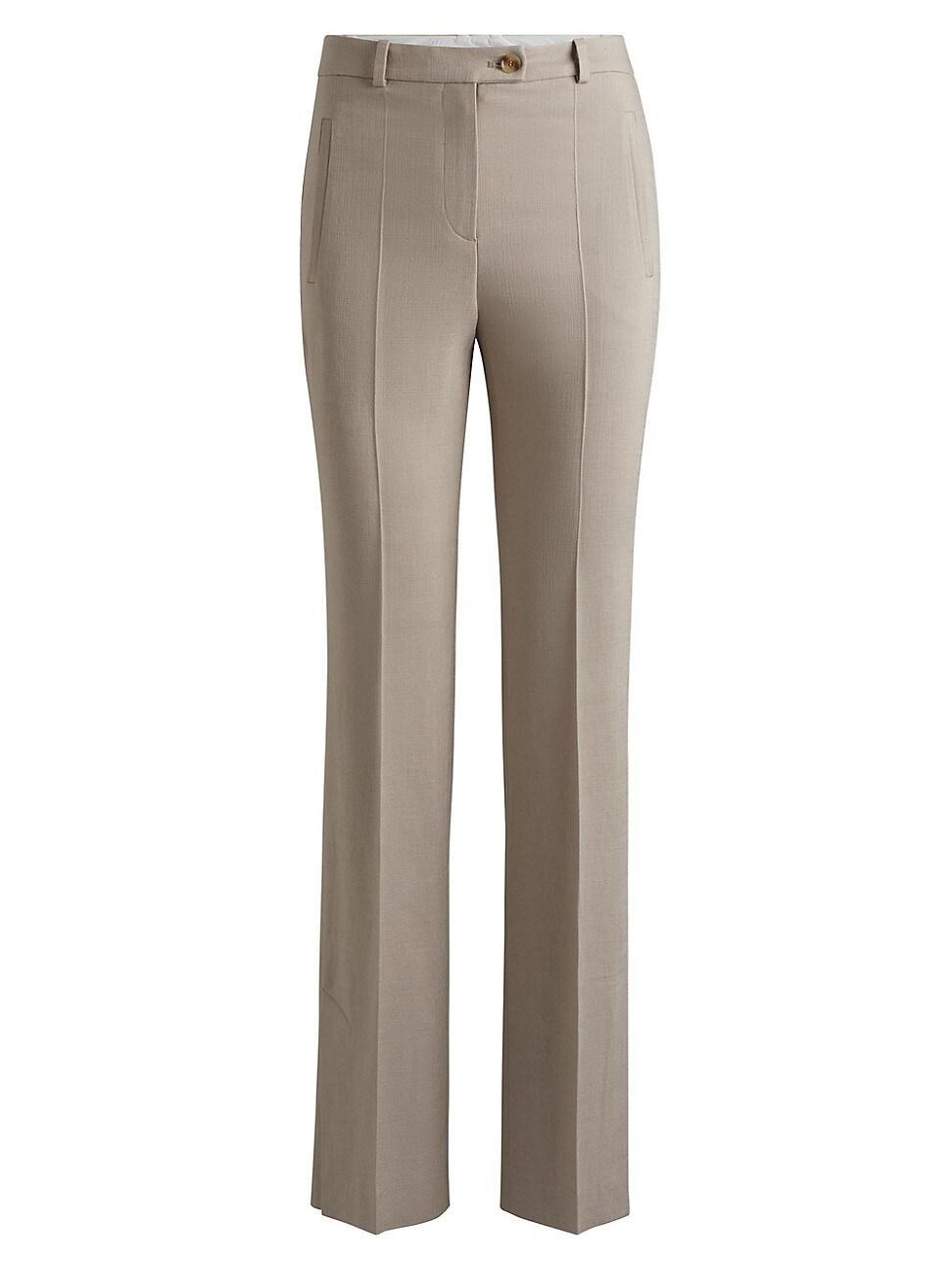 Womens Slim-Fit Trousers Product Image