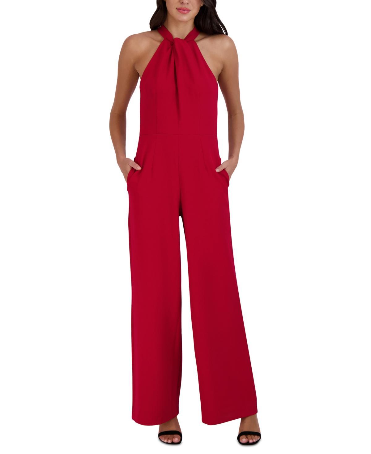 Julia Jordan Women's Halter Neck Jumpsuit Pink Product Image