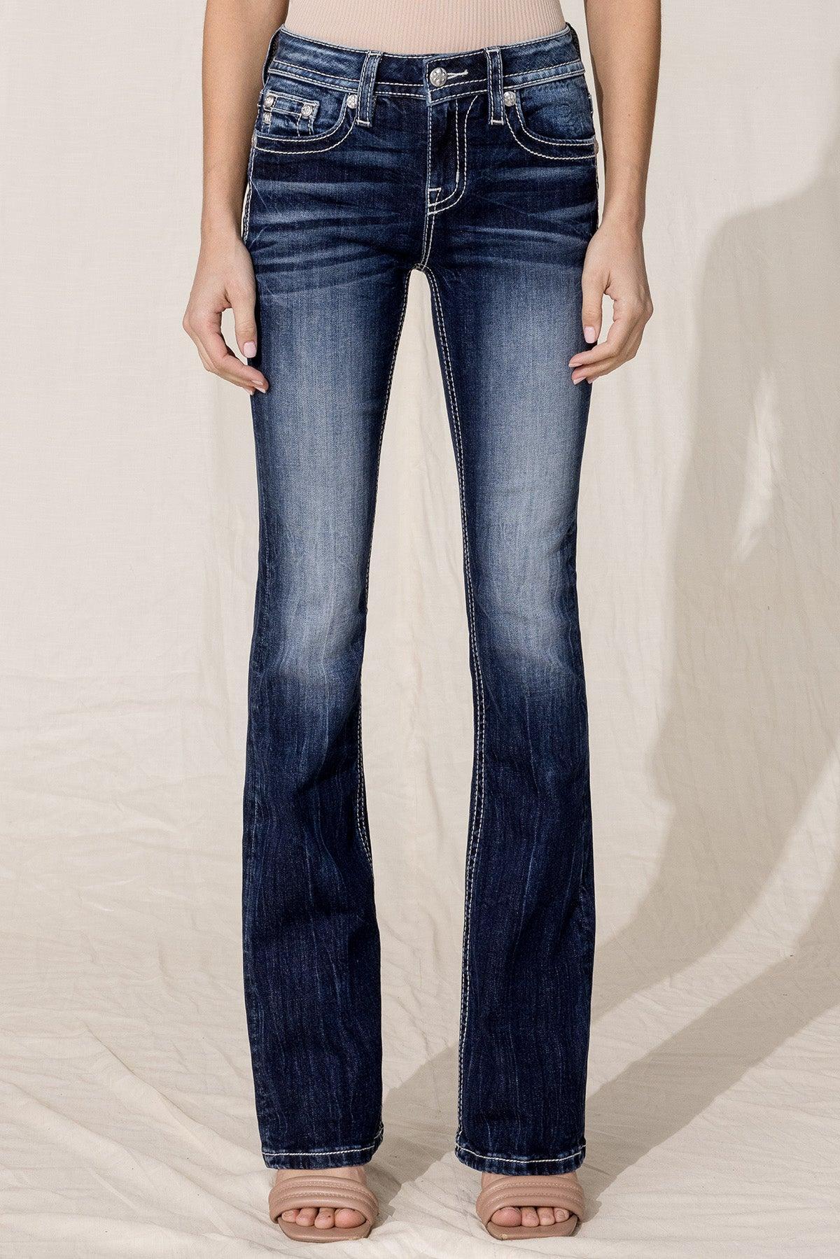 Velvet Wing Bootcut Jeans Female Product Image