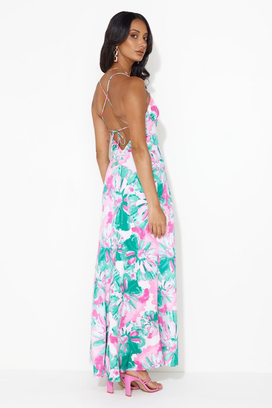 Outback Party Maxi Dress Green Product Image