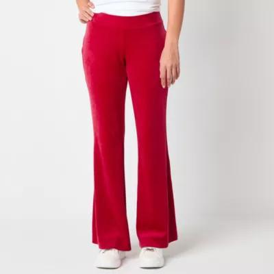 Juicy By Juicy Couture Womens Mid Rise Straight Track Pant-Juniors Product Image