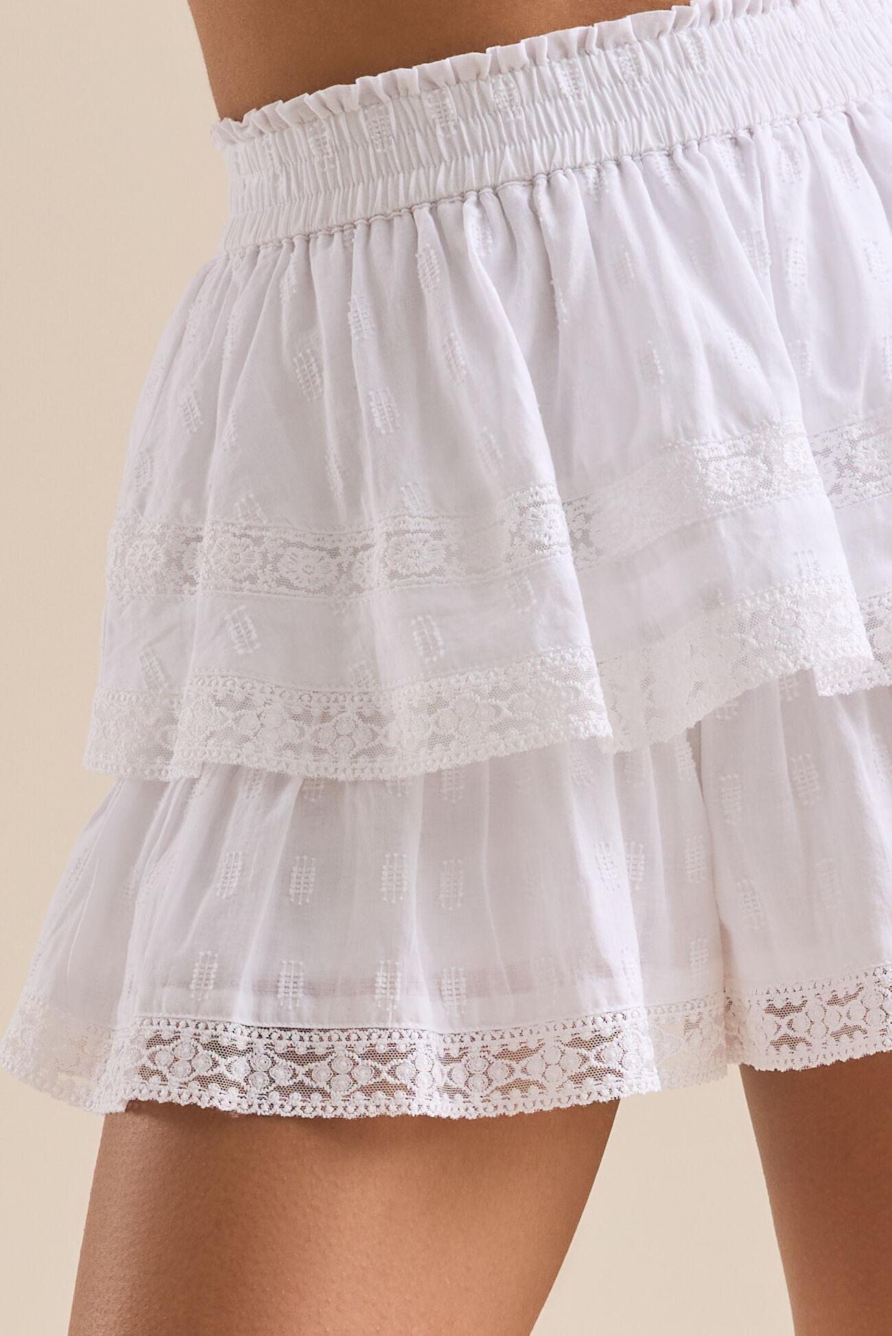 Raleigh Layered Lace Shorts Product Image