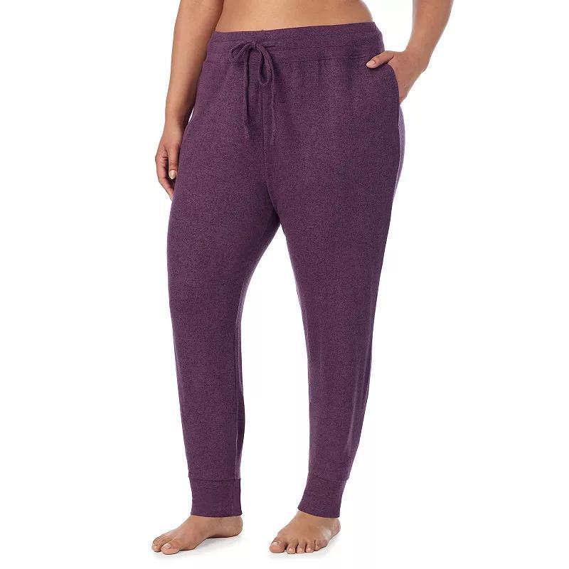 Plus Size Cuddl Duds Soft Knit Joggers, Womens Product Image