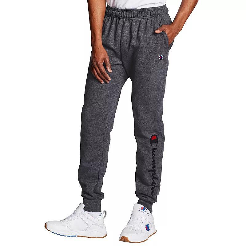 Black Drawstring Pocket Powerblend Fleece Joggers - Men Product Image