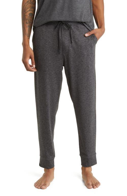 Barefoot Dreams Malibu Collection(r) Butterchic Knit Heavy Joggers (Heather Carbon) Men's Casual Pants Product Image