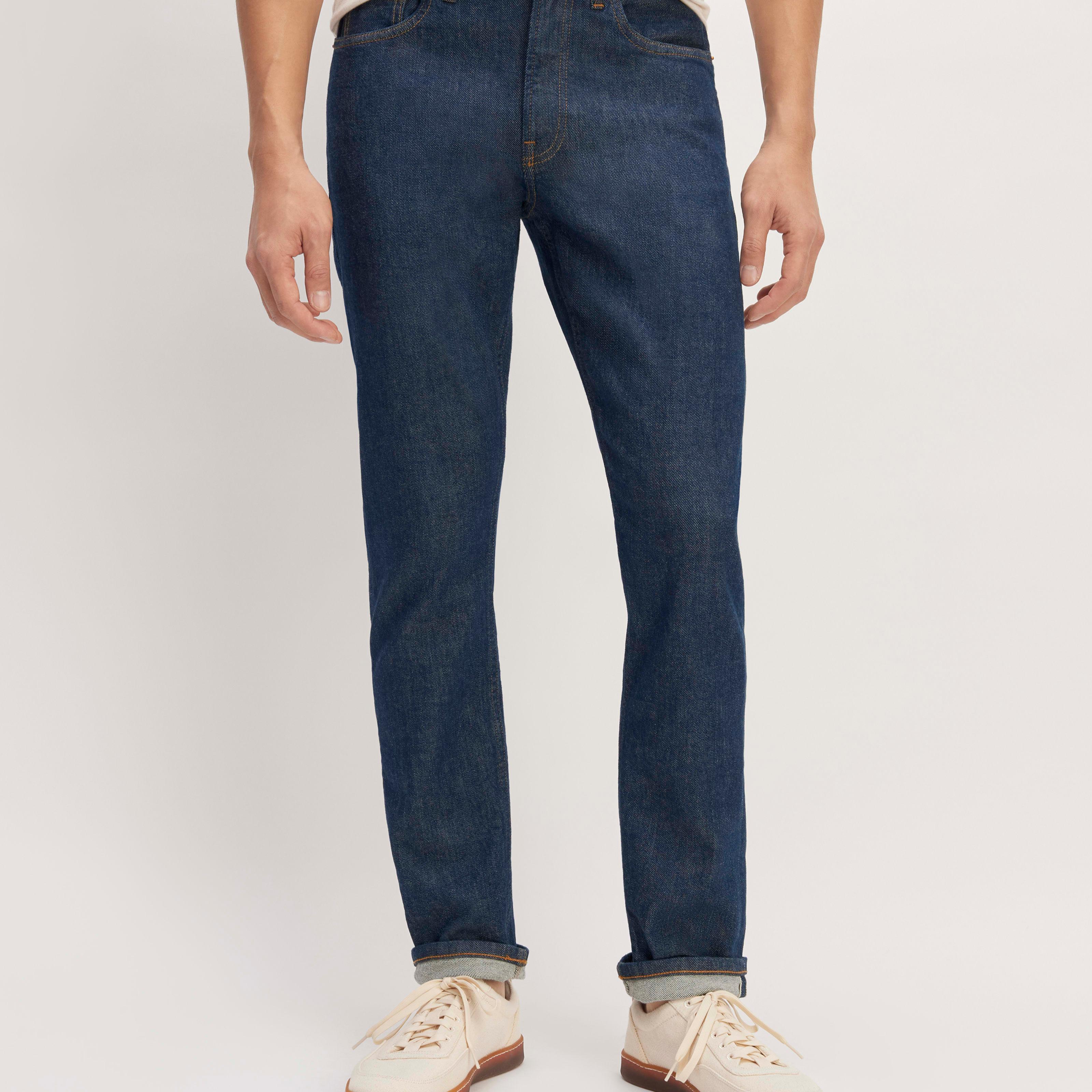 Mens Selvedge Slim Fit Jean by Everlane in Indigo Rinse, Size 32x30 Product Image