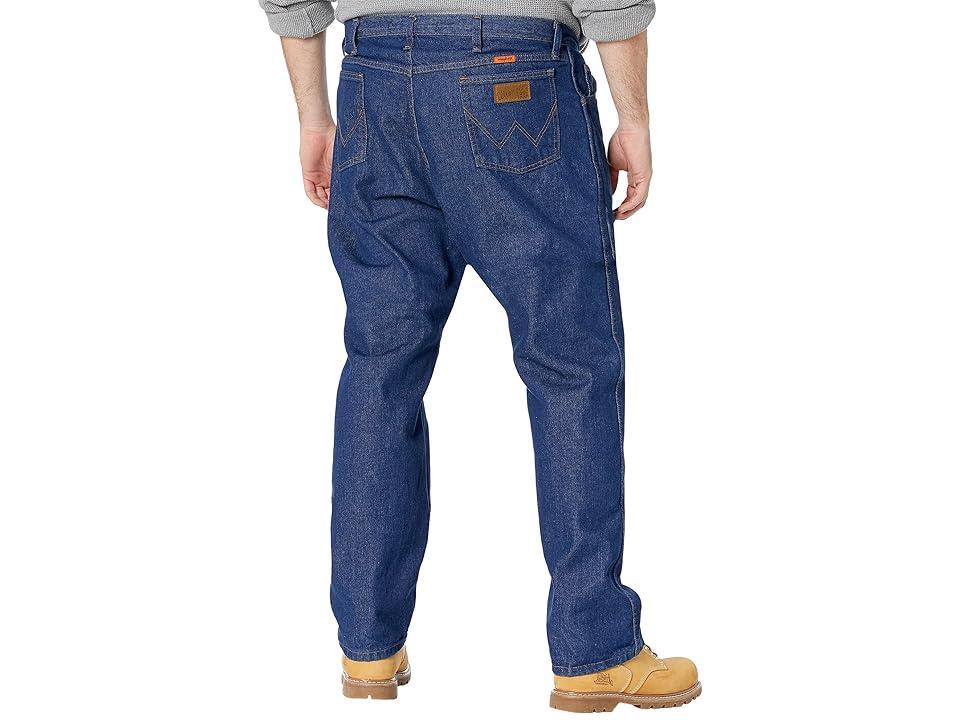 Wrangler Big Tall Flame Resistant Lightweight Regular Fit (Dark Denim) Men's Jeans Product Image