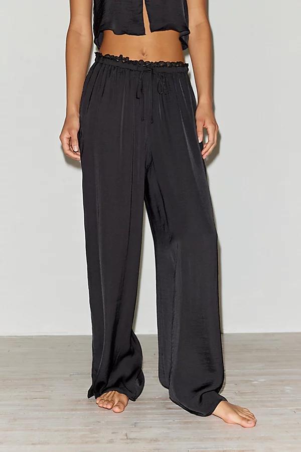 Out From Under Juliette Lacy Satin Lounge Pant Womens at Urban Outfitters Product Image