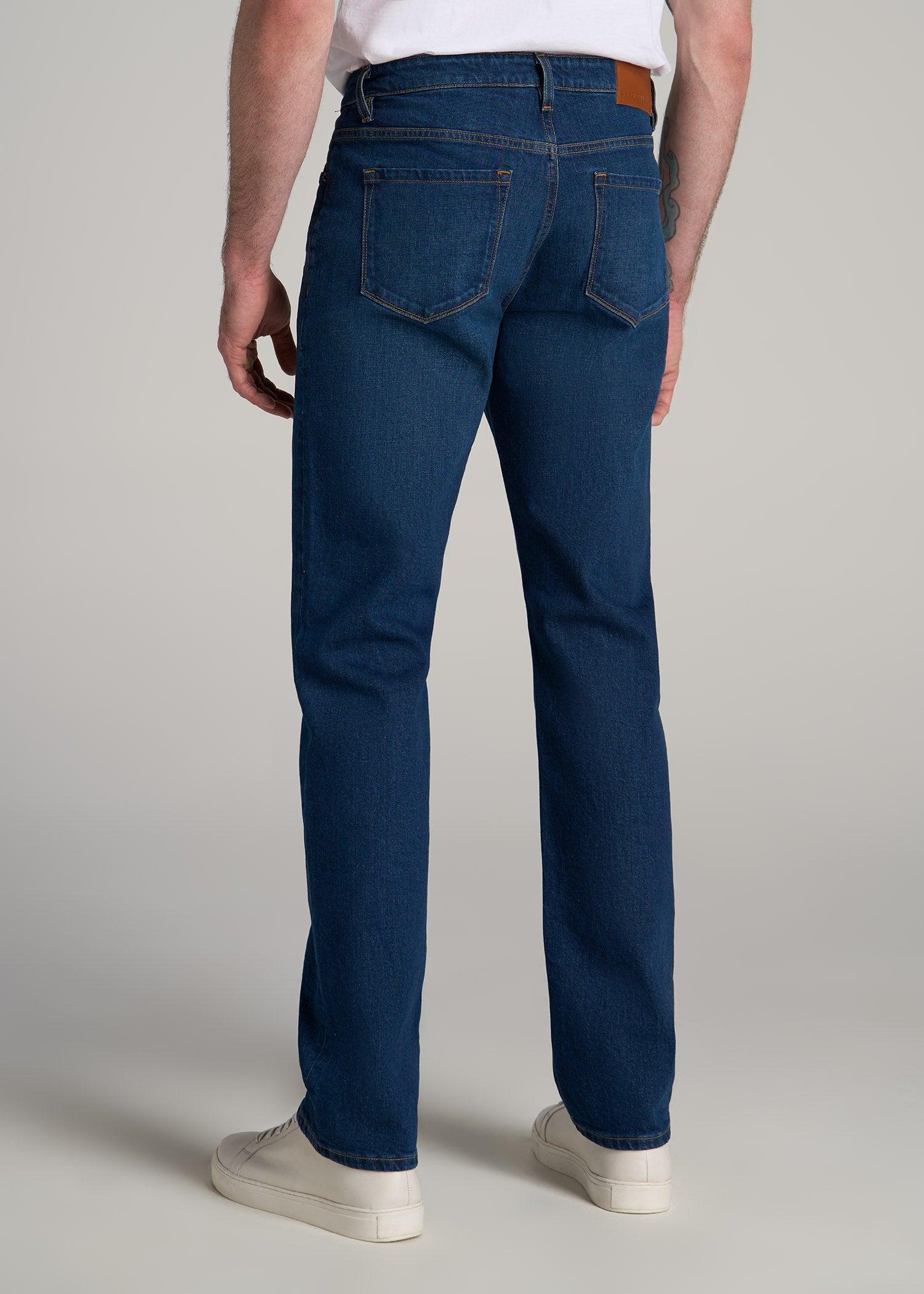 Americana Collection J1 Straight Fit Jeans For Tall Men in Crown Blue Product Image